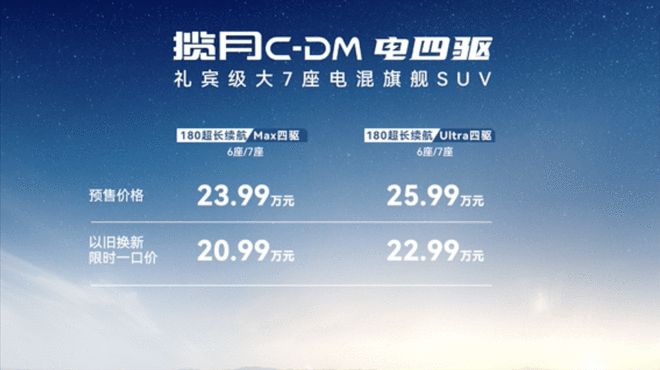 星途揽月C-DM预售23.99万起 全球化战略加码