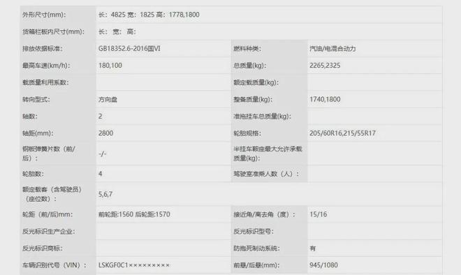 采用1.5L混动系统 上汽大通G50混动版将于2月预售5