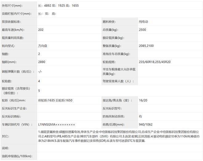 定位于25万级纯电SUV 小鹏G7申报图曝光4