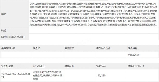 昊铂HL纯电版申报图公布 将于明年2月开启预售11