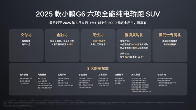 售价17.68/24.88万元起 2025款小鹏G6/G9正式上市4