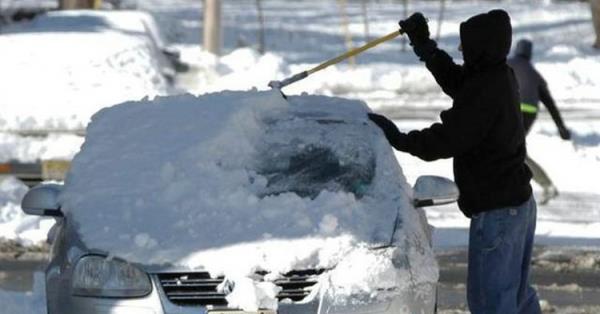 冬天车放外面下雪怎么办